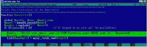    SQL-injecting